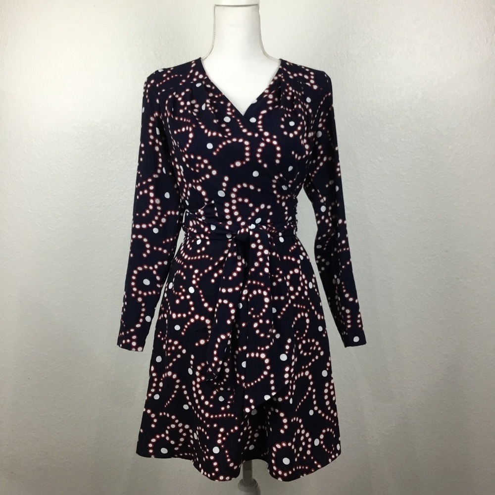 MISS Sixty Vintage Inspired Nostalgic & Modern Wrap Dress Size 4